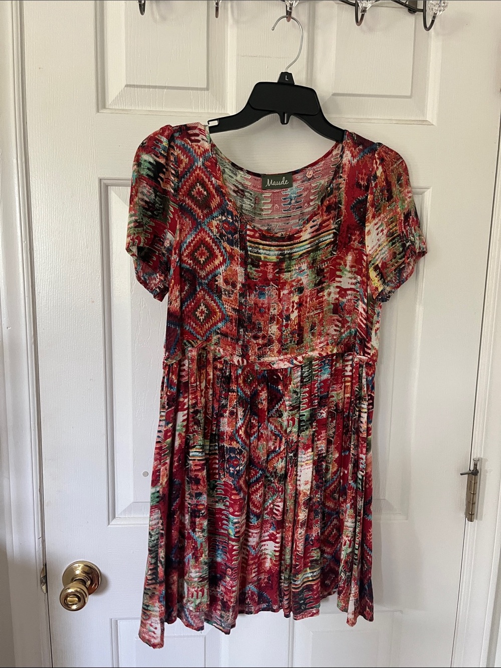 Maude short sleeve mini dress